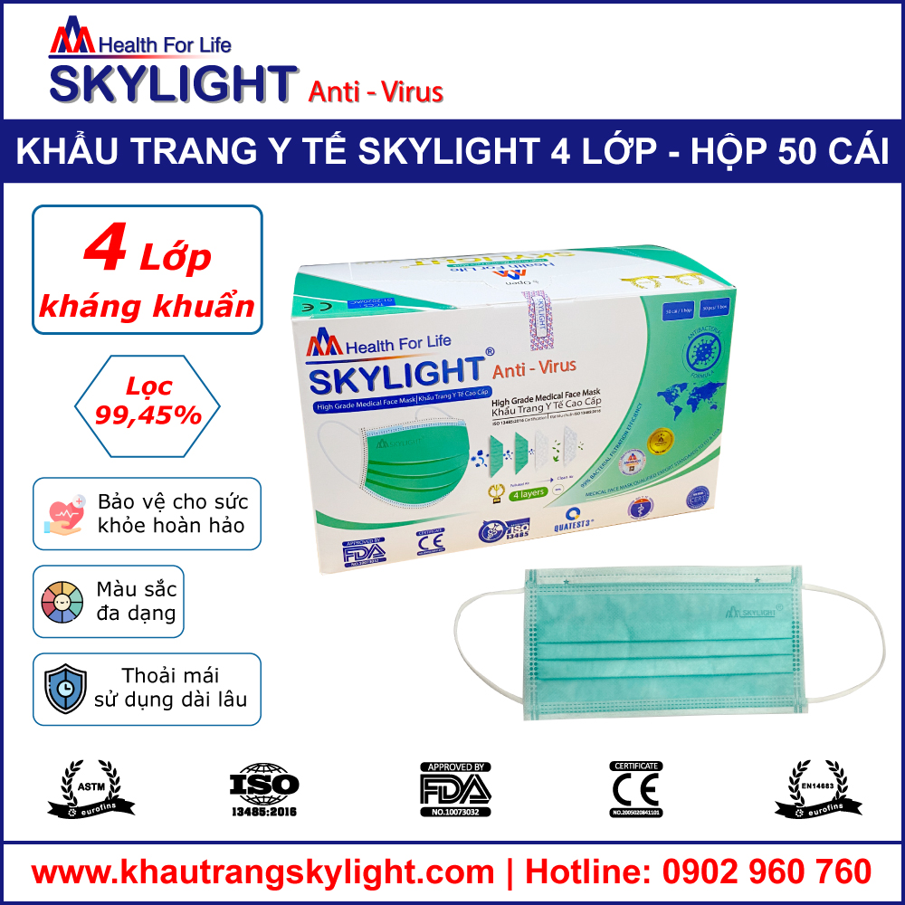 khau-trang-y-te-skylight-4-lop-xanh-n
